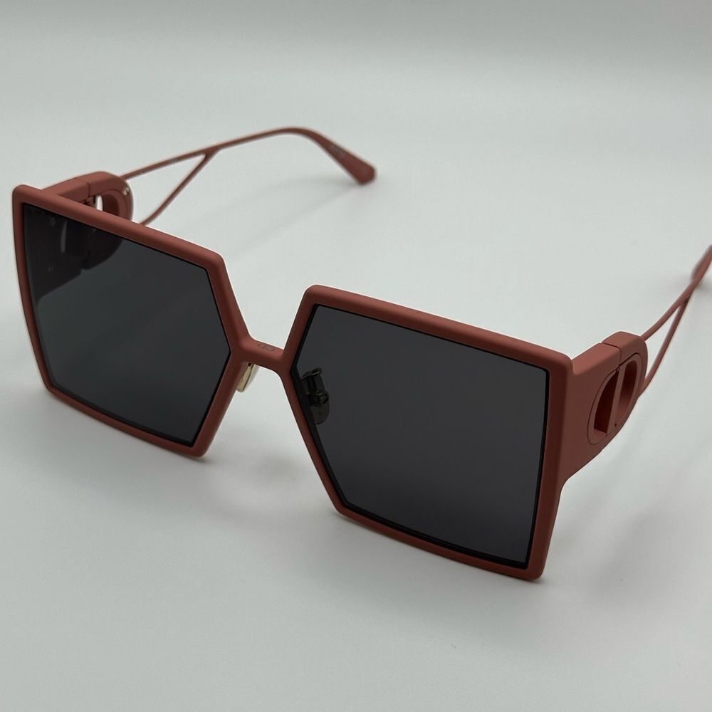NEW Dior Sunglasses 30Montaigne SU 41A0 Matte Pink Grey Women